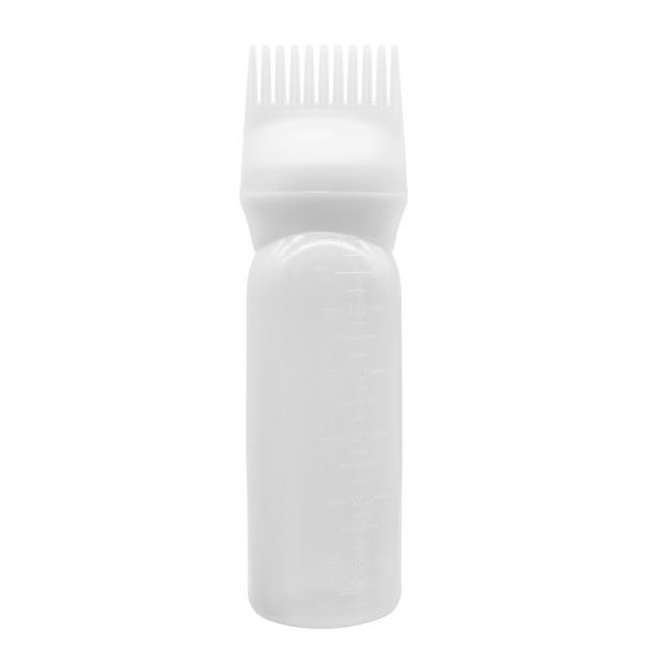 1pc Plastic Dry Cleaning Bottle For Hair Dyeing And Washing Bottle With Graded Thickening Hair Dyeing Bottle For Hair Dyeing Cream Bottle For Perm