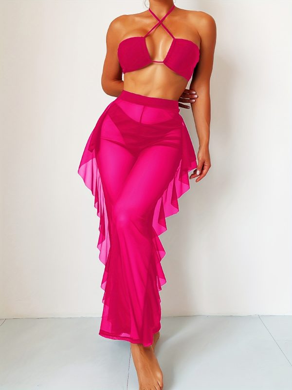 [طقم بيكيني شبكي مثير]