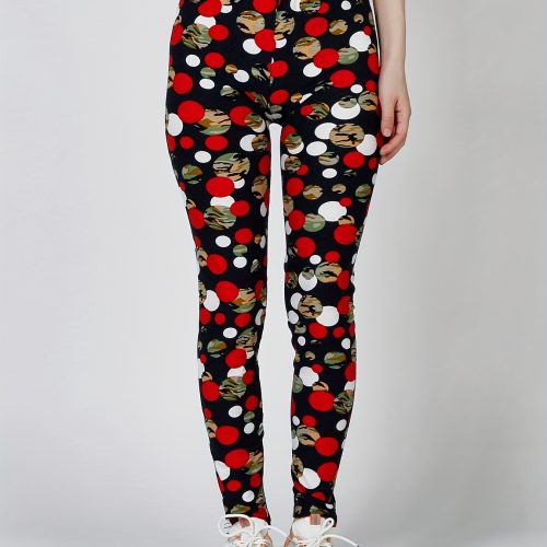 التمويه طماق المرأة عارضة رمادي-أخضر، اقتصاص طول