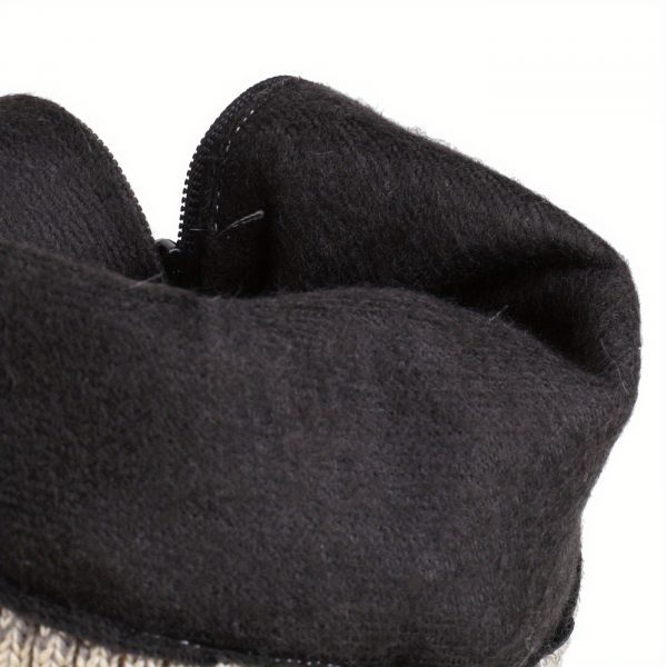 أحذية نسائية شتوية دافئة مضادة للانزلاق بمنتصف الساق