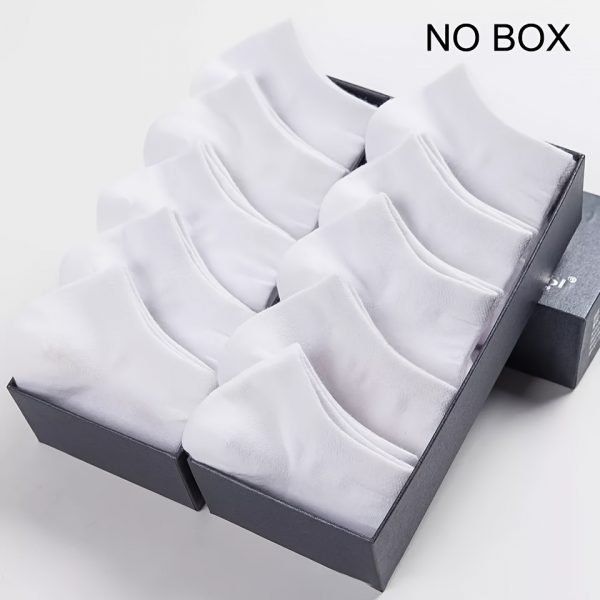 1/5/10/20/30 حزمة من الجوارب القصيرة للربيع والصيف للرجال، ذات قصة منخفضة بلون أسود، أبيض، رمادي، ماصة للرطوبة، قابلة للتنفس، جوارب قارب غير مرئية، مقاومة للعرق