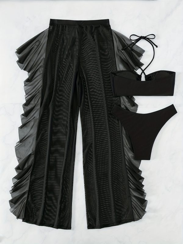 [طقم بيكيني شبكي مثير]