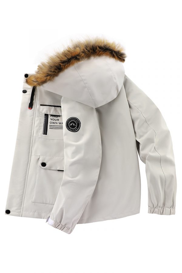 سترة واقية عصرية للرجال لخريف وشتاء 2022 سترة رياضية خارجية غير رسمية بسحاب