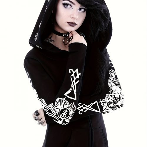 المرأة أزياء فاسق نمط هندسي طباعة زيبر البلوز