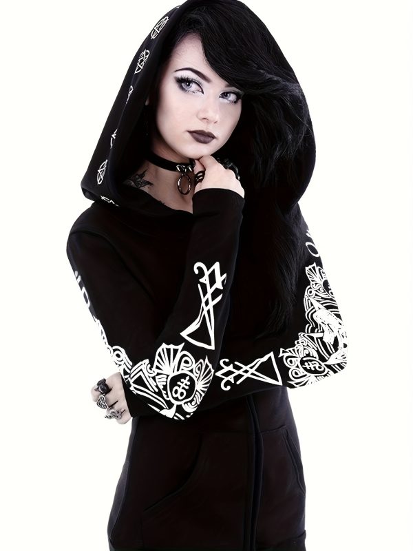 المرأة أزياء فاسق نمط هندسي طباعة زيبر البلوز