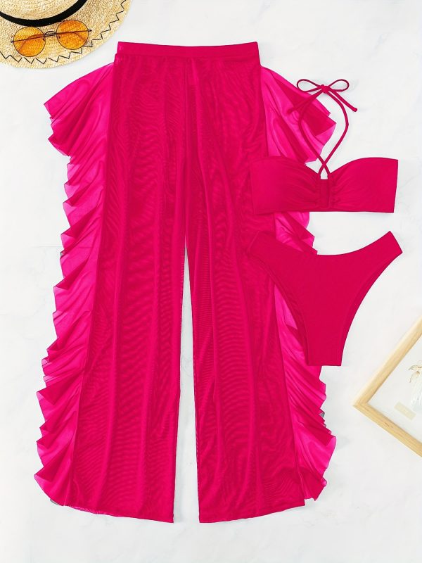 [طقم بيكيني شبكي مثير]