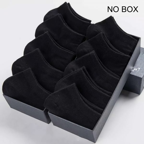 1/5/10/20/30 حزمة من الجوارب القصيرة للربيع والصيف للرجال، ذات قصة منخفضة بلون أسود، أبيض، رمادي، ماصة للرطوبة، قابلة للتنفس، جوارب قارب غير مرئية، مقاومة للعرق