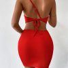 Women's Dresses Solid Sexy Backless One Shoulder Bodycon Dress