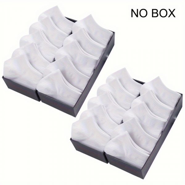 1/5/10/20/30 حزمة من الجوارب القصيرة للربيع والصيف للرجال، ذات قصة منخفضة بلون أسود، أبيض، رمادي، ماصة للرطوبة، قابلة للتنفس، جوارب قارب غير مرئية، مقاومة للعرق