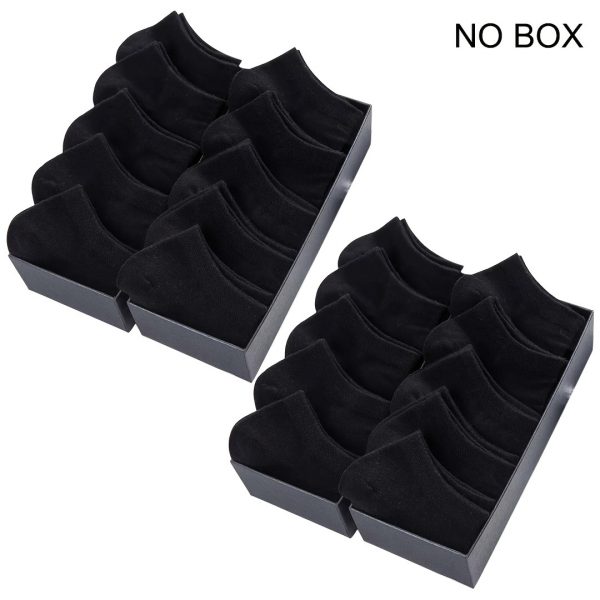 1/5/10/20/30 حزمة من الجوارب القصيرة للربيع والصيف للرجال، ذات قصة منخفضة بلون أسود، أبيض، رمادي، ماصة للرطوبة، قابلة للتنفس، جوارب قارب غير مرئية، مقاومة للعرق