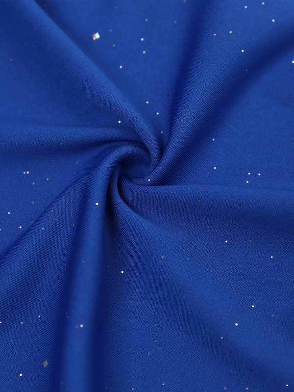 Powdered Lotus Leaf Edge Dress