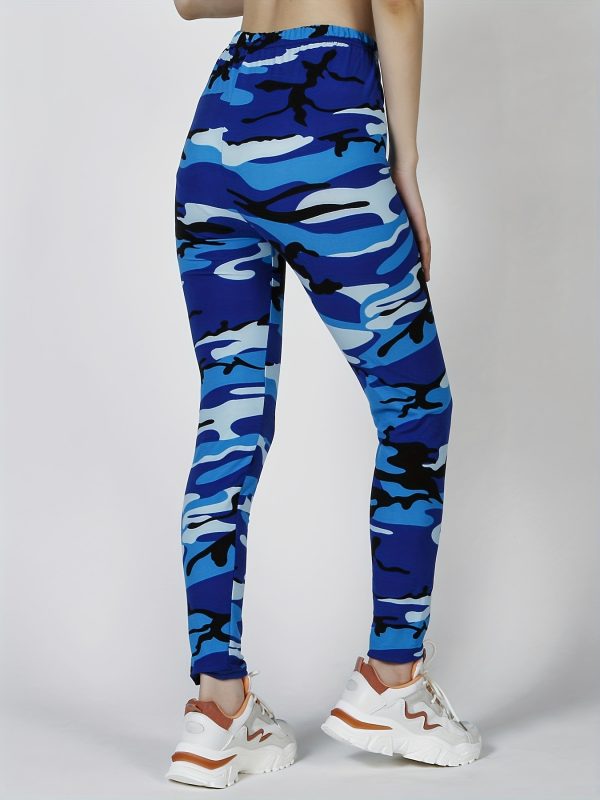 التمويه طماق المرأة عارضة رمادي-أخضر، اقتصاص طول