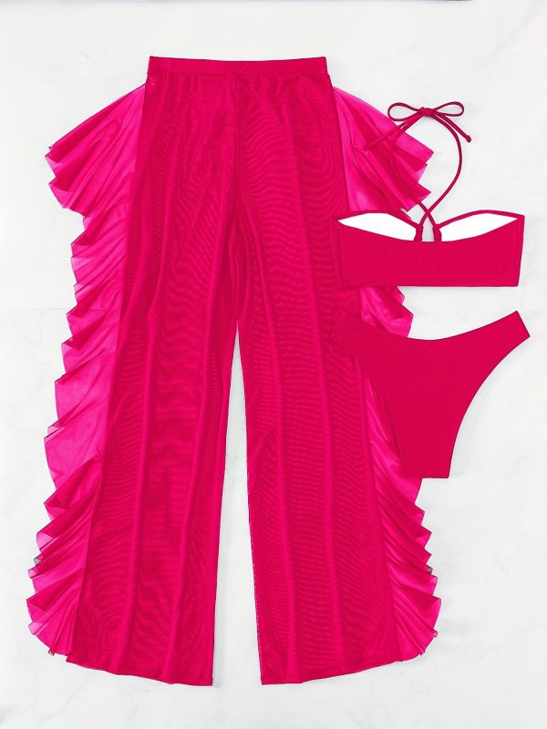 [طقم بيكيني شبكي مثير]