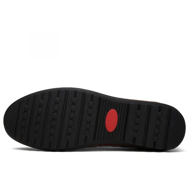 حذاء لوفر رجالي مريح غير قابل للانزلاق من الجلد الصناعي