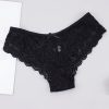 عبوة من 6 سراويل داخلية نسائية من الدانتيل بخصر منخفض