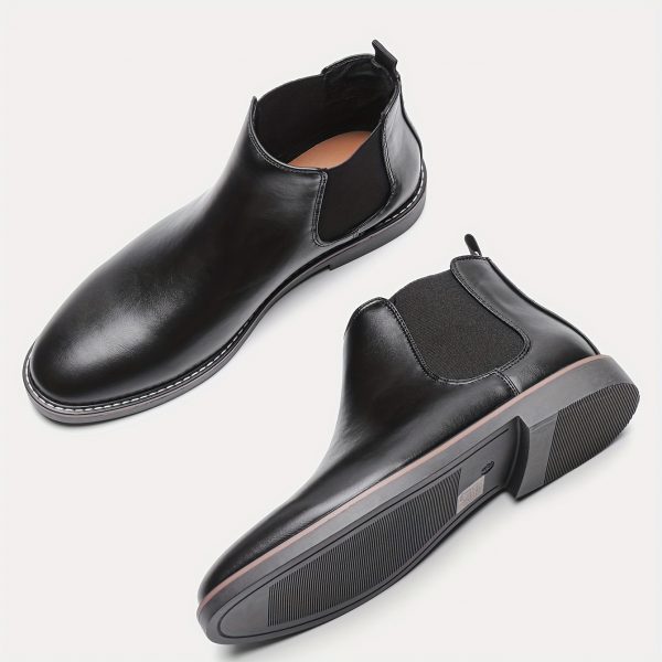 أحذية تشيلسي للرجال متوفرة بمقاسات 40-46، أحذية الكاحل ذات الطراز الكلاسيكي للملابس الكاجوال #KD5232