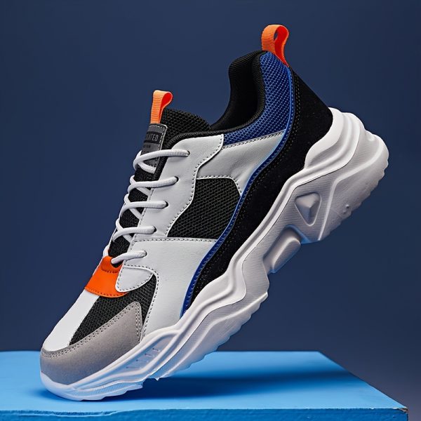 أحذية رياضية عصرية للرجال - أحذية رياضية كاجوال للأب، شبكة مسامية لزيادة الطول،