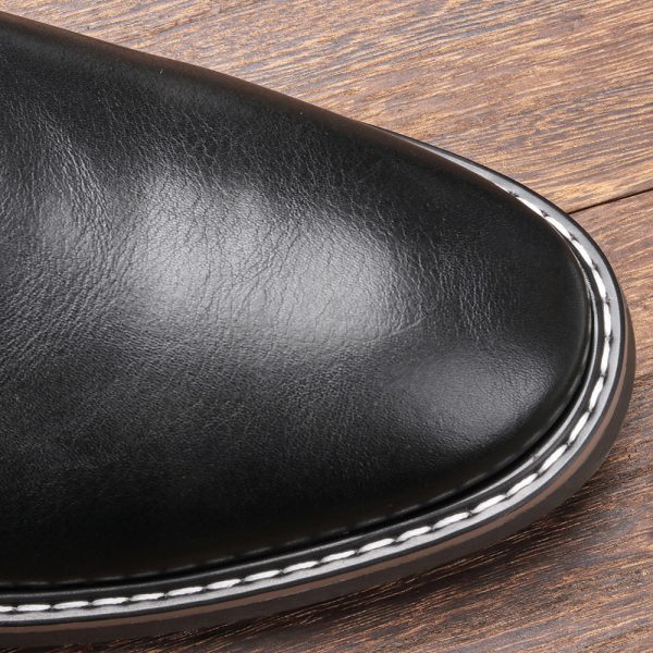 أحذية تشيلسي للرجال متوفرة بمقاسات 40-46، أحذية الكاحل ذات الطراز الكلاسيكي للملابس الكاجوال #KD5232