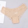 عبوة من 6 سراويل داخلية نسائية من الدانتيل بخصر منخفض