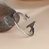 [Silvery Couple Ring] Silvery AZ Letter Ring Initials | Popular Fashion Wedding Love Couple Rings Bridesmaid Gift