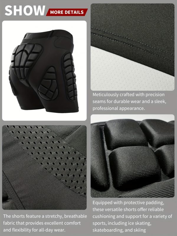 شورت VEPAUS مبطن ثلاثي الأبعاد بتمدد عالٍ وامتصاص رطوبة