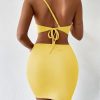 Women's Dresses Solid Sexy Backless One Shoulder Bodycon Dress