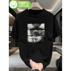 Men's Leisure T-Shirt & for Polo for Spring/Summer One-Color Standard Printed Made in China