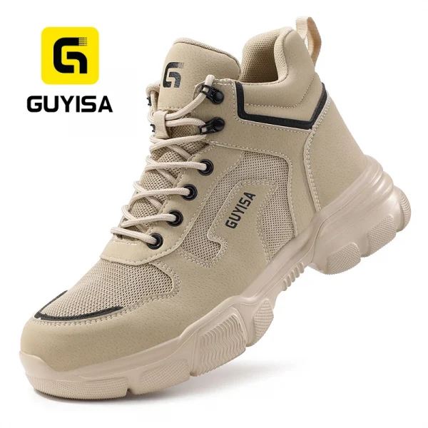 🔹 حذاء أمان رجالي مضاد للسحق والثقب