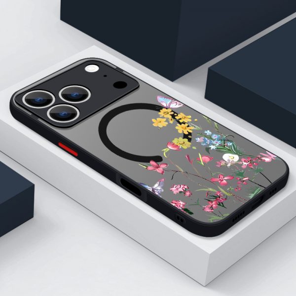 حافظة لهاتف آيفون اير 17 16 15 14 13 برو ماكس 12 برو 16 بلس 16e 11 لهاتف Magsafe مضاد للصدمات