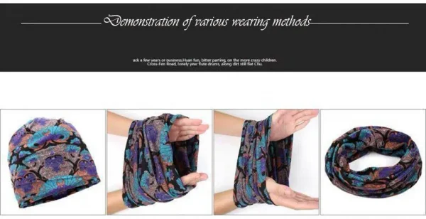 2020 العلامة التجارية النساء بيني قبعات الربيع الشتاء القطن قبعة قبعة أنيقة على الموضة الهيب هوب قبعة وشاح Chapeu Feminino قبعة 4 طريقة لارتداء بونيه