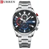 CURREN 8415 Top Brand Business Quartz Watches Male Clock Sport Chronograph Fashion Casual Men Wrist Watches for Mens Boy Reloj
