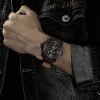 New Fashion Mens Watches Naviforce 9099 Sport Quartz Men Watch Relogio Masculino Leather Waterproof Male Wristwatches