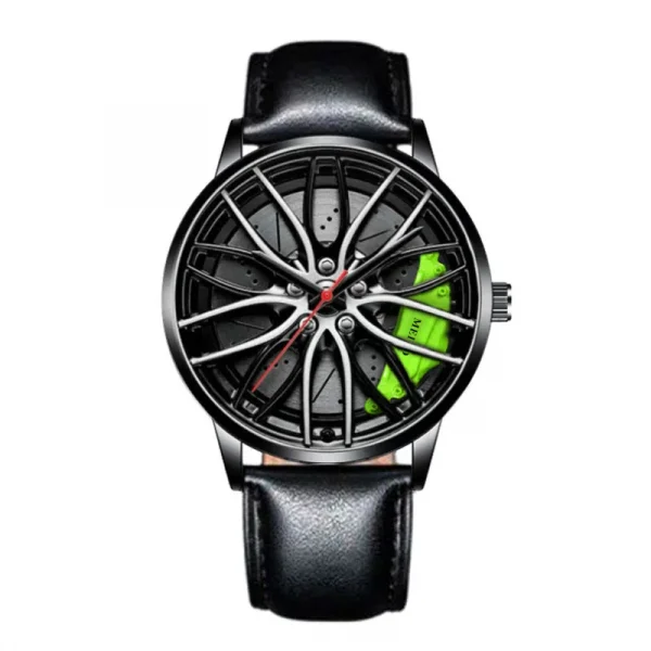 Foreign Trade New Trend Full Automatic Quartz Movement Stainless Steel Band Men's Watch Wheel Non-Mechanical Fashionable