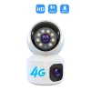 Top Selling Built-in Microphone Infrared Indoor Security Camera Dual Lens 4G V380 Camera WIFI for Warehouse Monitoring