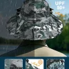 Free Shipping Sunscreen Outdoor Work Fishing Cap Dual Cooling Solar Panel Fans Bucket Hat Solar Powered Fan Hat
