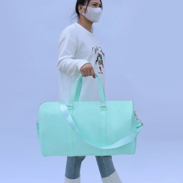 عالية الجودة مخصصة نايلون السفر الرياضة حقيبة رياضية مقاوم للماء السيدات الرجال حقيبة اليوغا واق من المطر للنساء