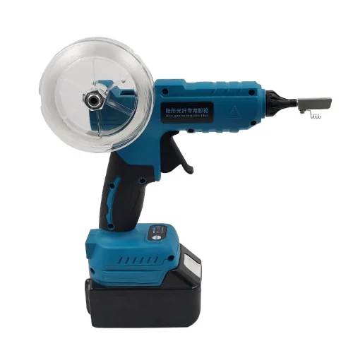 مجموعة أدوات غراء أسلاك الألياف البصرية غير المرئية أداة توصيل كابل التمديد البصري الشفاف من الألياف البصرية المخفية أحادية النواة