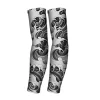 REXCHI HB15 Tattoo Printed Sleeves Summer Ice Silk Fabric Breathable Fast Dry Anti Ultraviolet Cooling Tatoo Arm Sleeves Men