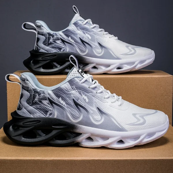 حار بيع أحذية رياضية الموضة أوروبا أمريكا شعار مخصص للجنسين تنفس أحذية المشي مريحة رجالية الاحذية