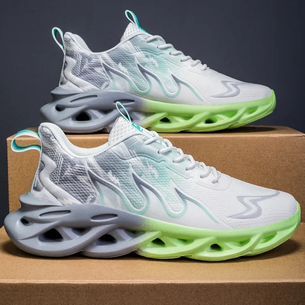 حار بيع أحذية رياضية الموضة أوروبا أمريكا شعار مخصص للجنسين تنفس أحذية المشي مريحة رجالية الاحذية