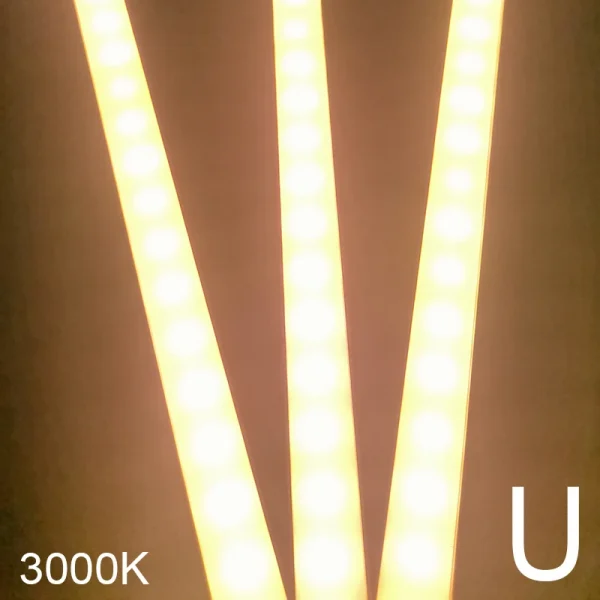 1-10 قطعة LED شريط جامد DC12V 50 سنتيمتر 20 بوصة SMD5730 36 المصابيح U/V على شكل شقة LED قناة الألومنيوم شريط جامد للإضاءة الداخلية
