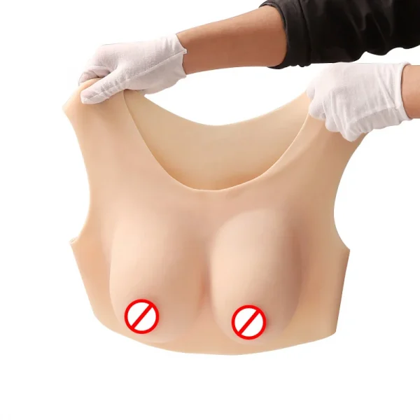 Silicone Chest B C D E F G Cup Transgender Shemale Fake  Adult Big Tits Artificial Fake Boobs Silicone Breast Form Crossdress