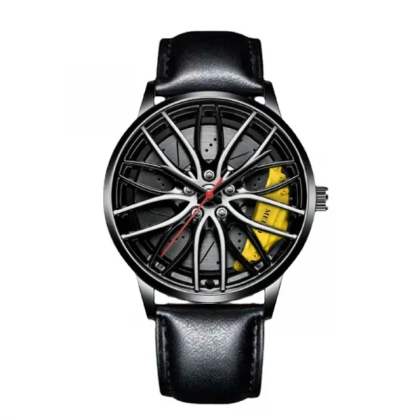 Foreign Trade New Trend Full Automatic Quartz Movement Stainless Steel Band Men's Watch Wheel Non-Mechanical Fashionable