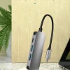 USB C HUB نوع C الفاصل إلى HDMI-4K محطة إرساء محول الكمبيوتر المحمول مع PD SD TF RJ45 Thunderbolt 3 لماك بوك اير M1 باد برو