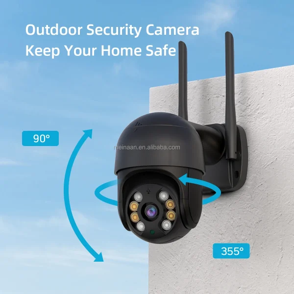 الجملة كامل اللون iCSee 3MP 2K واي فاي في الهواء الطلق كاميرا متحركة لاسلكية واي فاي الأمن CCTV IP كاميرا شبكة مراقبة