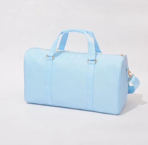 عالية الجودة مخصصة نايلون السفر الرياضة حقيبة رياضية مقاوم للماء السيدات الرجال حقيبة اليوغا واق من المطر للنساء