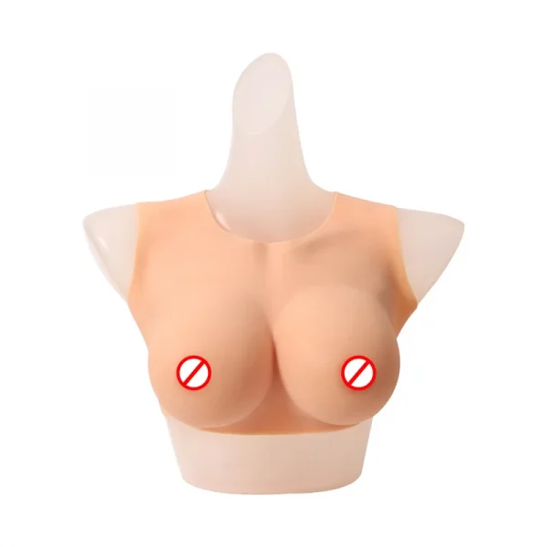 Silicone Chest B C D E F G Cup Transgender Shemale Fake  Adult Big Tits Artificial Fake Boobs Silicone Breast Form Crossdress