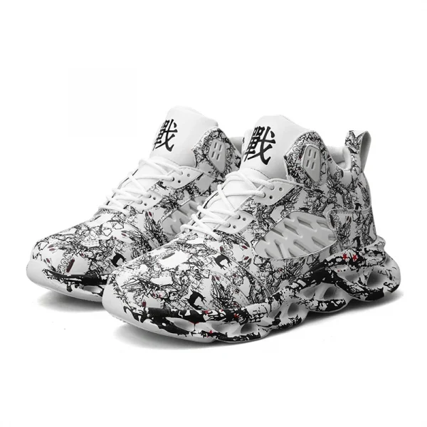 النمط الصيني ذو اللون الكبير هو أكثر راقية وجوية، أحذية رياضية دافئة عالية الجودة، أنماط الخريف والشتاء