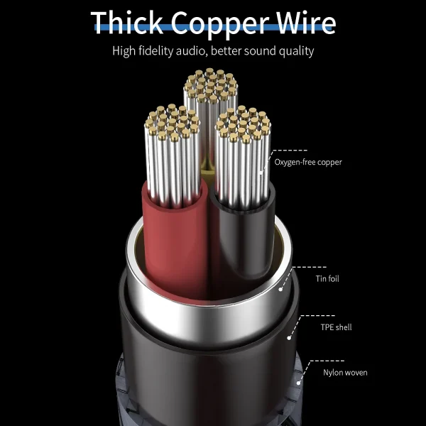 Essager سماعة تمديد كابل جاك 3.5 مللي متر الصوت كابل مساعد 3.5 مللي متر أنثى الفاصل المتكلم موسع الحبل لمحول سماعة
