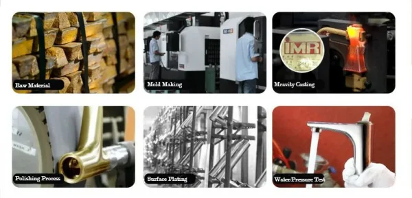 Modern Mixer Faucets Bathroom Basin Stainless Steel Brushed Golden Basin Sink Faucet Tap